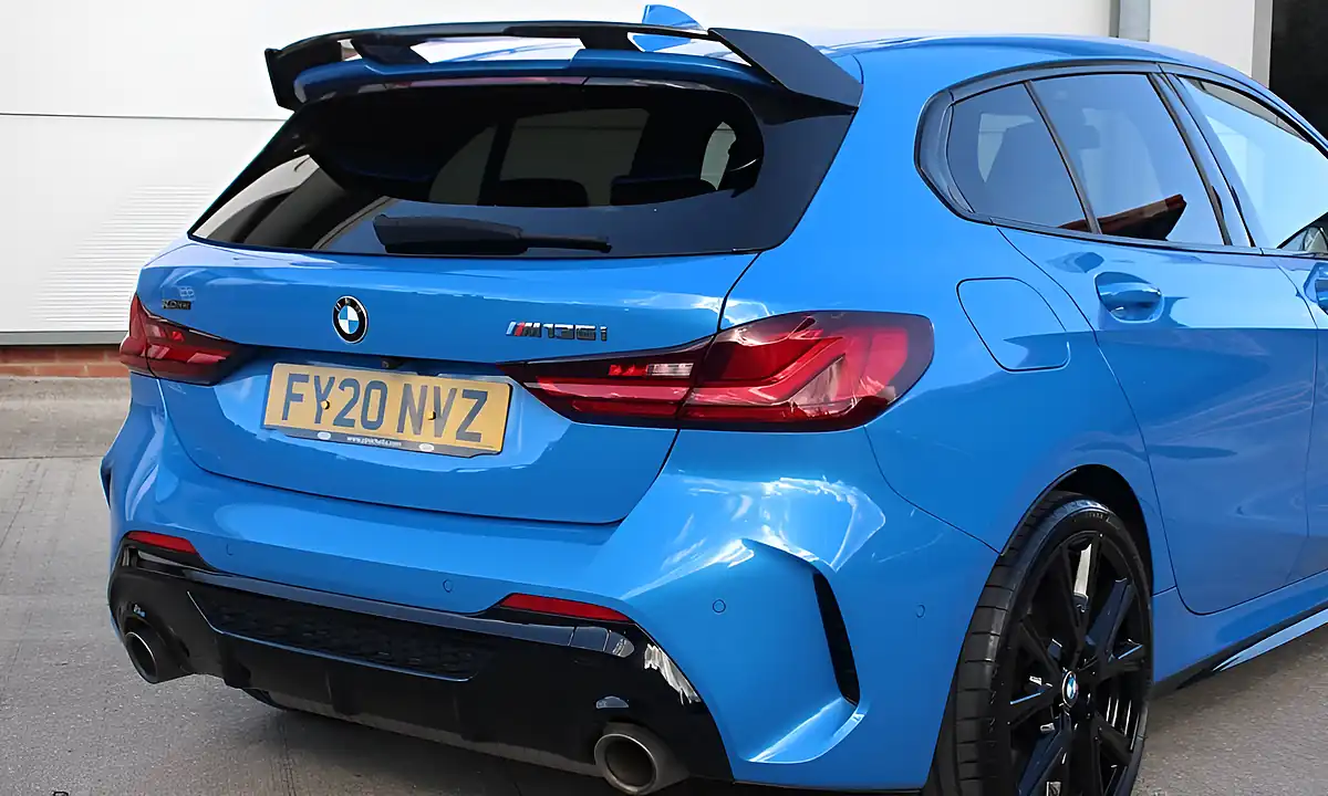 Used 2020 BMW 1 Series M135i Misano Blue - Interior and Exterior details 13