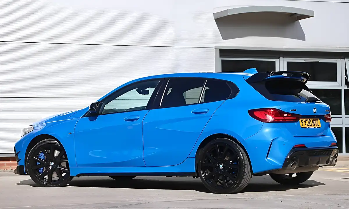 Used 2020 BMW 1 Series M135i Misano Blue - Interior and Exterior details 14
