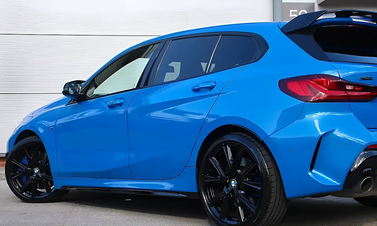 Used 2020 BMW 1 Series M135i Misano Blue - Interior and Exterior details 16