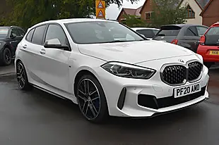 Used 2020 BMW 1 Series M135i White - Interior and Exterior details 2