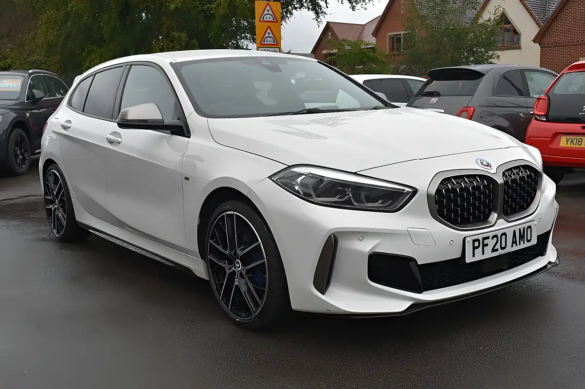 Used 2020 BMW 1 Series M135i White - Interior and Exterior details 2