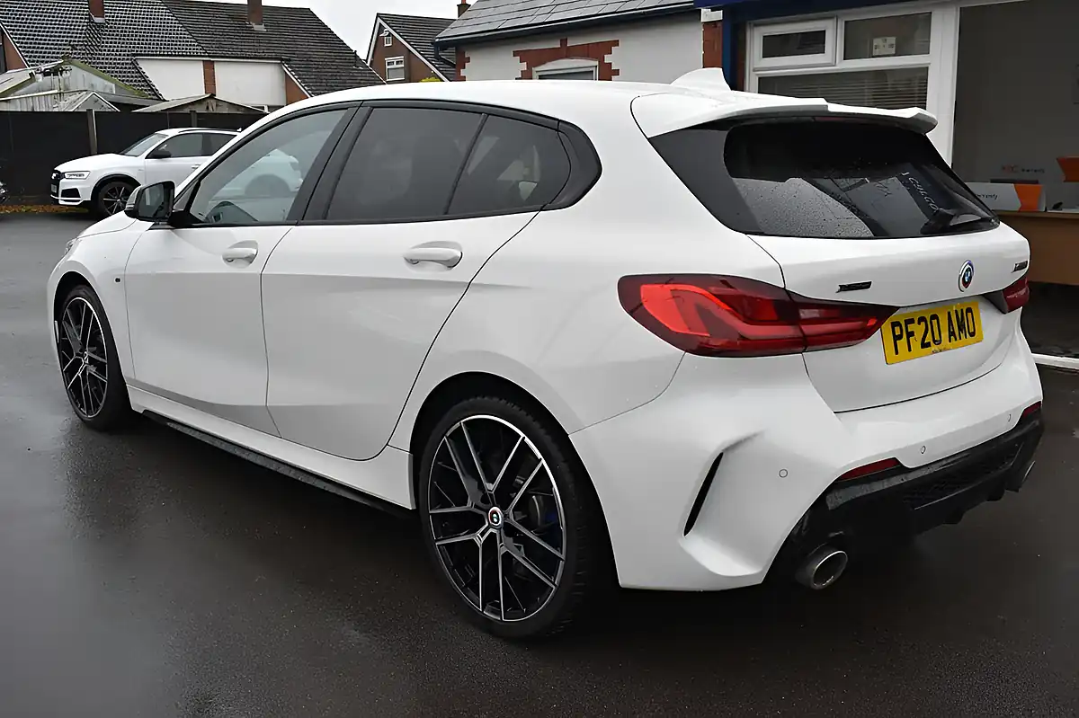 Used 2020 BMW 1 Series M135i White - Interior and Exterior details 6