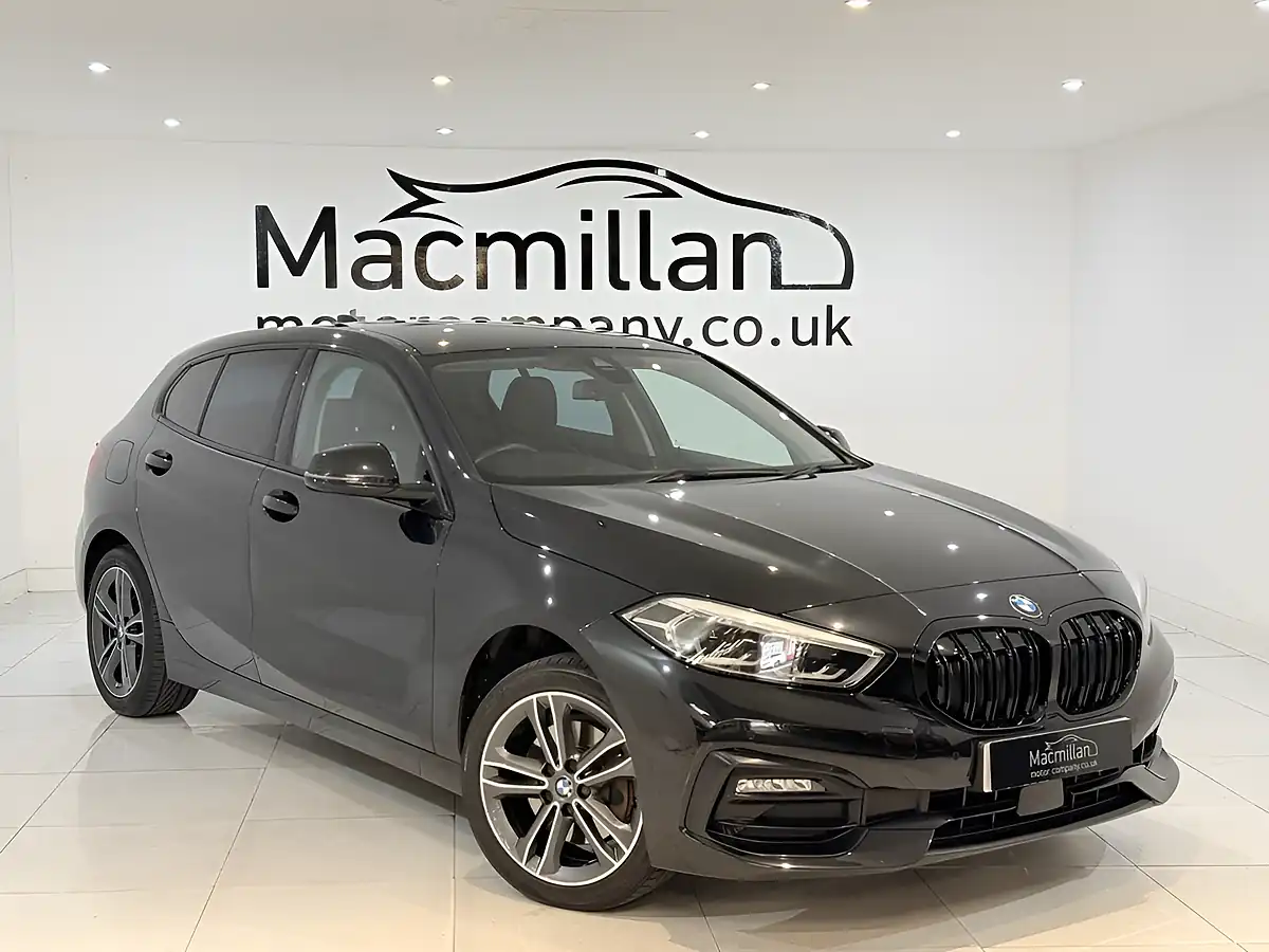 Used 2020 BMW 1 Series Sport Black - Front View