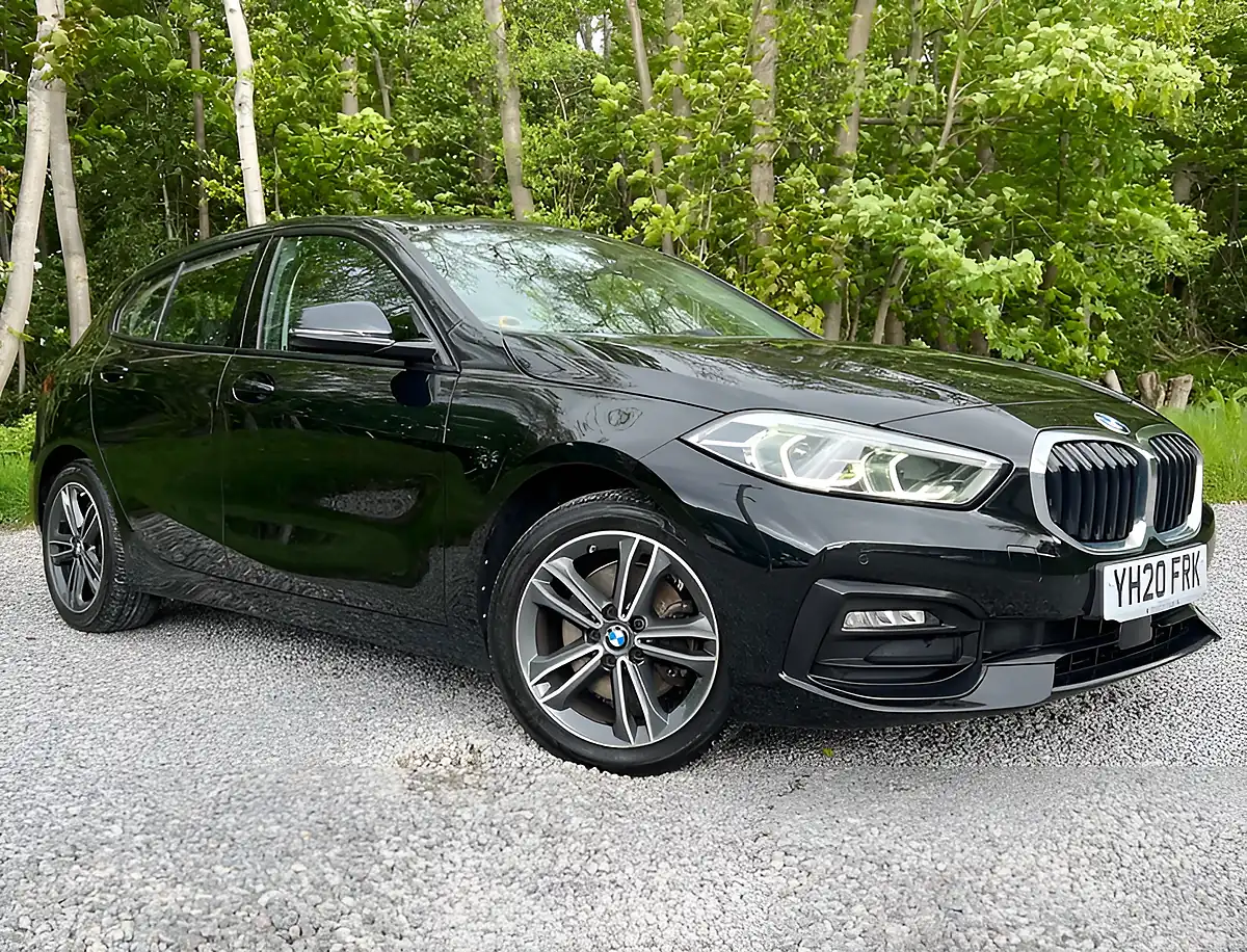 Used 2020 BMW 1 Series Sport Black Sapphire - Front View