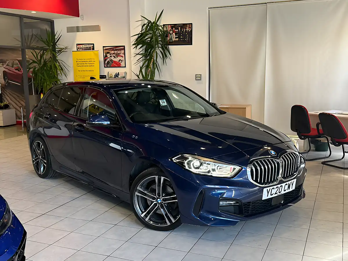 Used 2020 BMW 1 Series Sport Blue - Front View