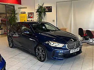 Used 2020 BMW 1 Series Sport Blue - Interior and Exterior details 3