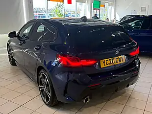 Used 2020 BMW 1 Series Sport Blue - Interior and Exterior details 5