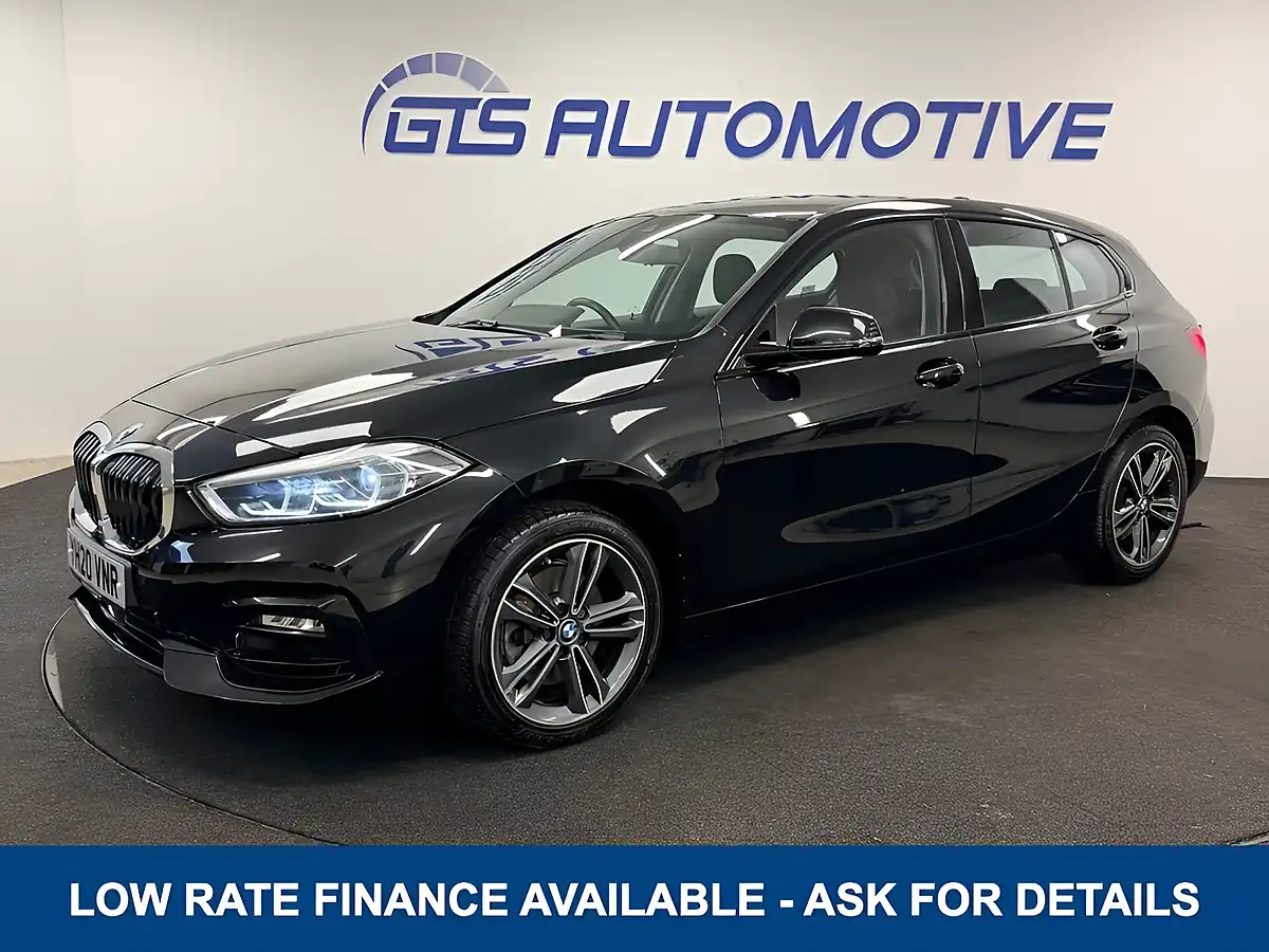 Used 2020 BMW 1 Series Sport Sapphire Black - Front View