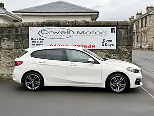 Used 2020 BMW 1 Series Sport White - Interior and Exterior details 3