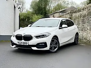 Used 2020 BMW 1 Series Sport White - Interior and Exterior details 4