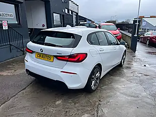 Used 2020 BMW 1 Series Sport White - Interior and Exterior details 4