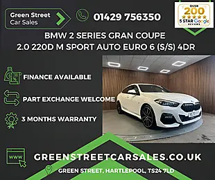 Used 2020 BMW 2 Series Gran Coupe M Sport White - Interior and Exterior details 2