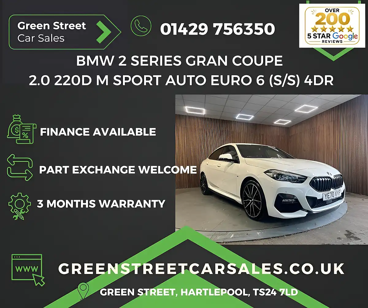 Used 2020 BMW 2 Series Gran Coupe M Sport White - Interior and Exterior details 2