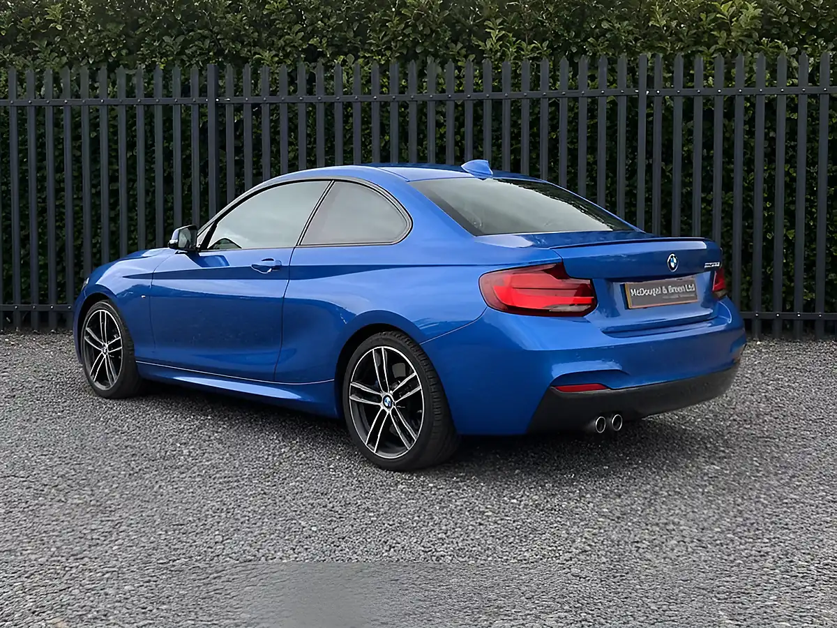 Used 2020 BMW 2 Series M Sport Estoril Blue - Interior and Exterior details 4