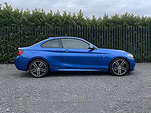 Used 2020 BMW 2 Series M Sport Estoril Blue - Interior and Exterior details 7
