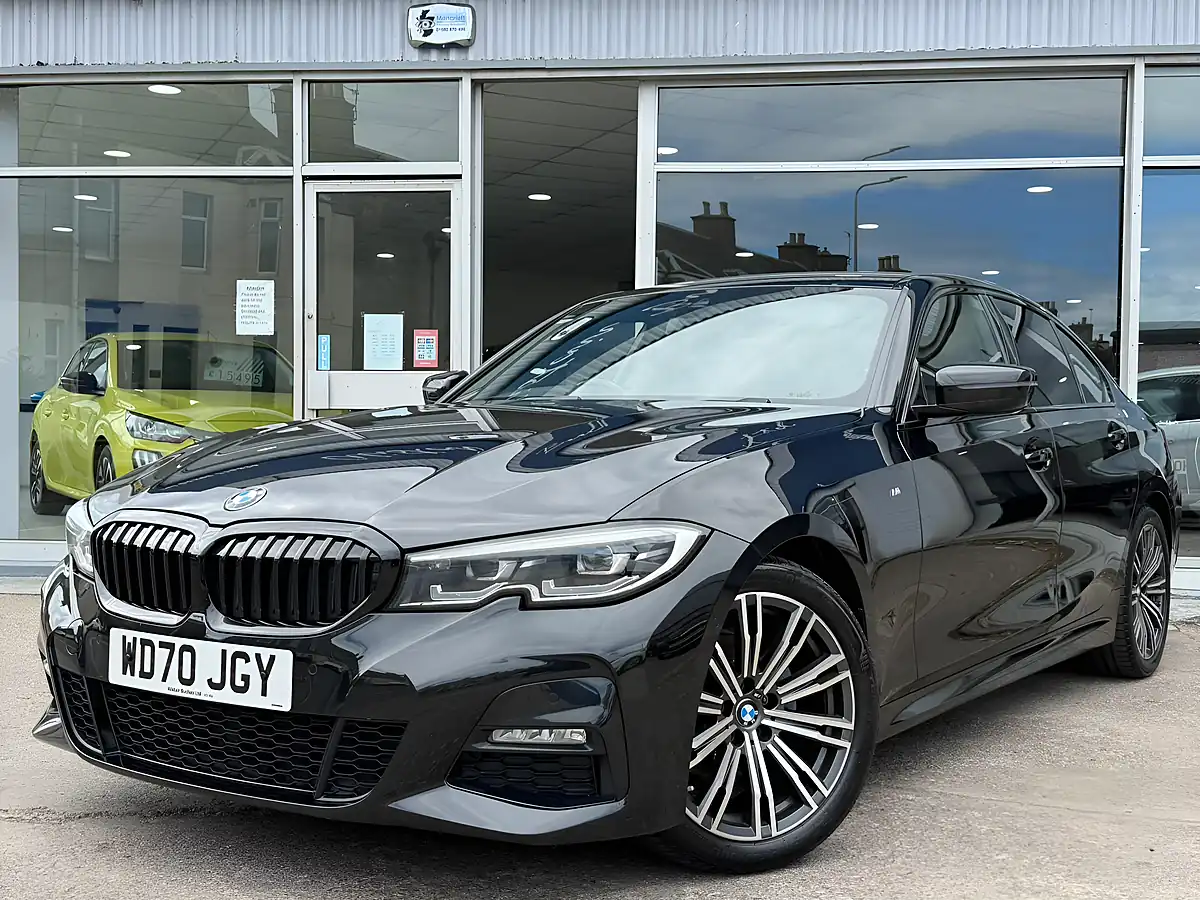 Used 2020 BMW 3 Series M Sport Black - Front View