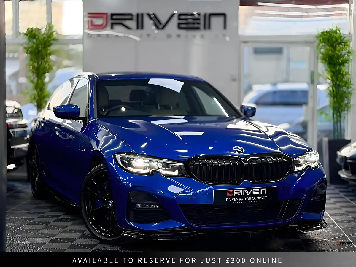 Used 2020 BMW 3 Series M Sport Blue - Front View