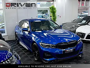 Used 2020 BMW 3 Series M Sport Blue - Interior and Exterior details 10