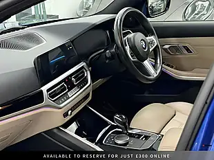 Used 2020 BMW 3 Series M Sport Blue - Interior and Exterior details 13