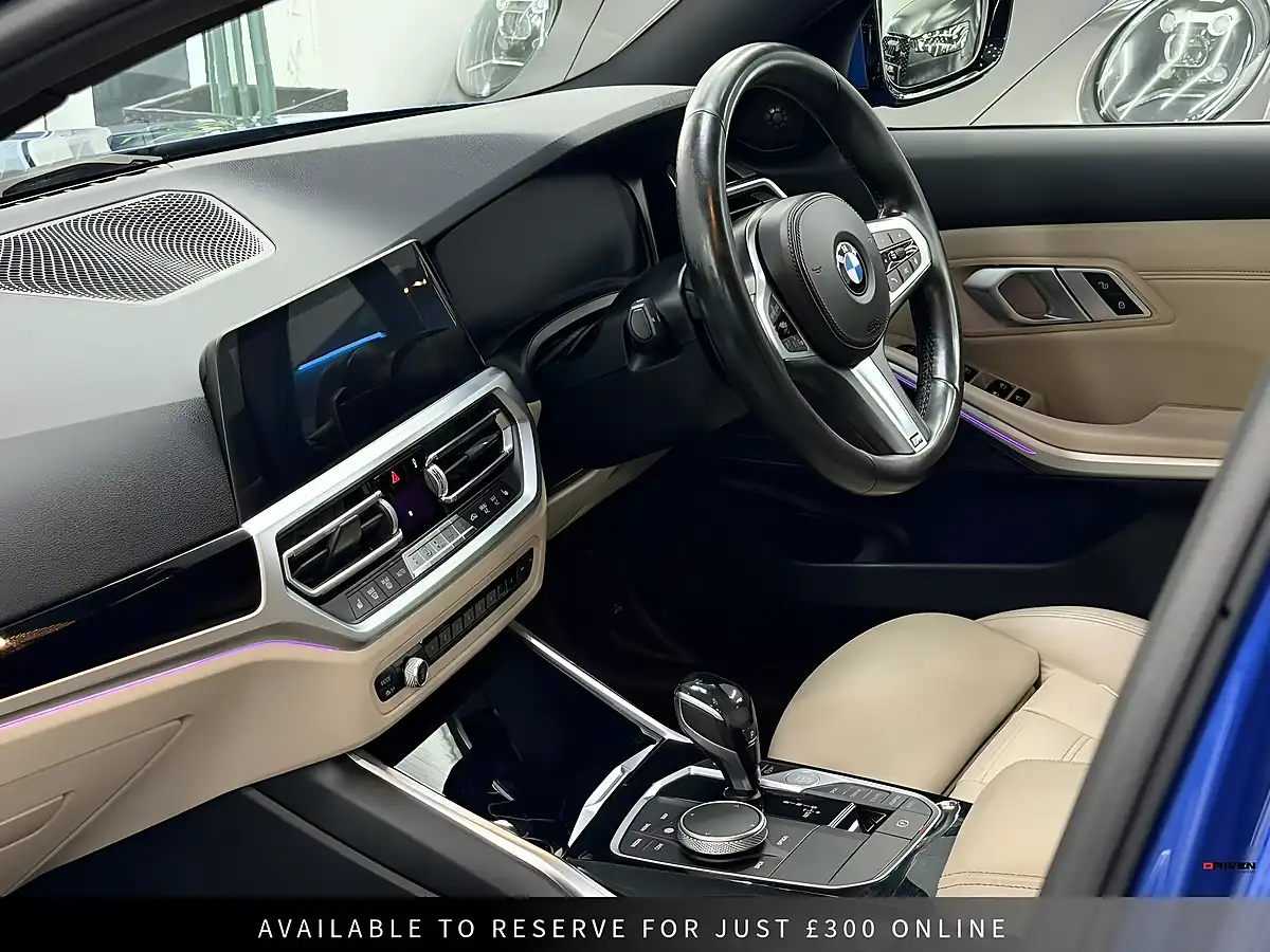 Used 2020 BMW 3 Series M Sport Blue - Interior and Exterior details 13