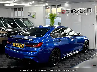 Used 2020 BMW 3 Series M Sport Blue - Interior and Exterior details 2