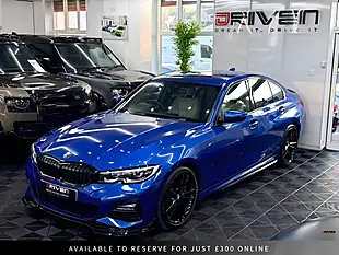 Used 2020 BMW 3 Series M Sport Blue - Interior and Exterior details 3