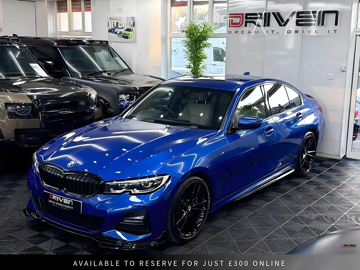 Used 2020 BMW 3 Series M Sport Blue - Interior and Exterior details 3