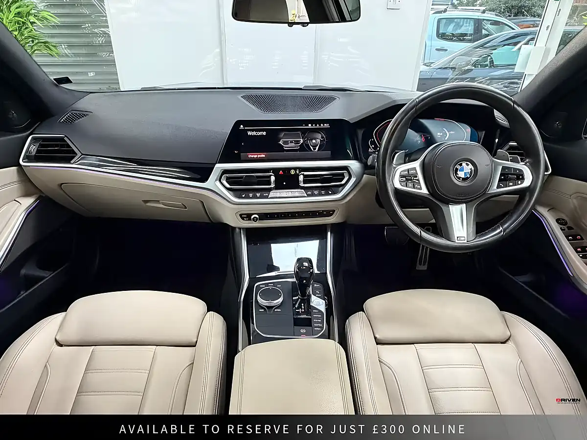 Used 2020 BMW 3 Series M Sport Blue - Interior and Exterior details 4