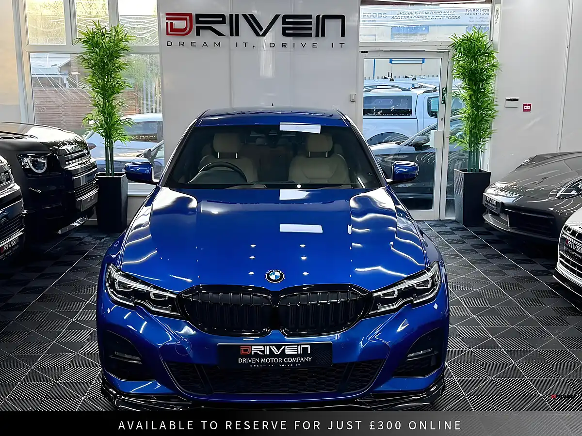Used 2020 BMW 3 Series M Sport Blue - Interior and Exterior details 5