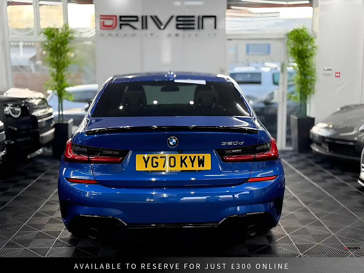 Used 2020 BMW 3 Series M Sport Blue - Interior and Exterior details 6