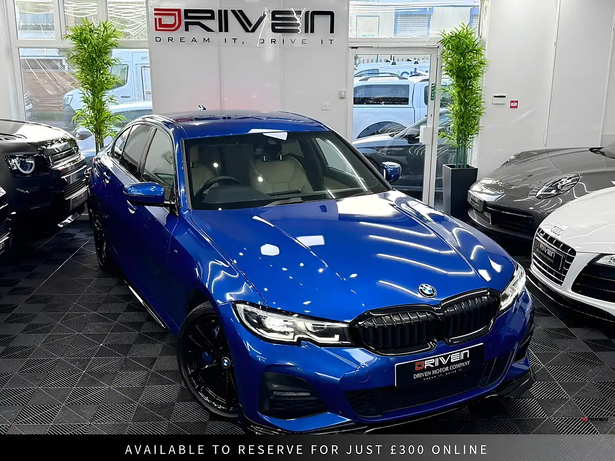 Used 2020 BMW 3 Series M Sport Blue - Interior and Exterior details 7