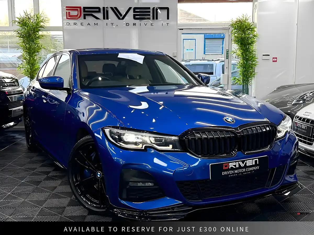 Used 2020 BMW 3 Series M Sport Blue - Interior and Exterior details 9
