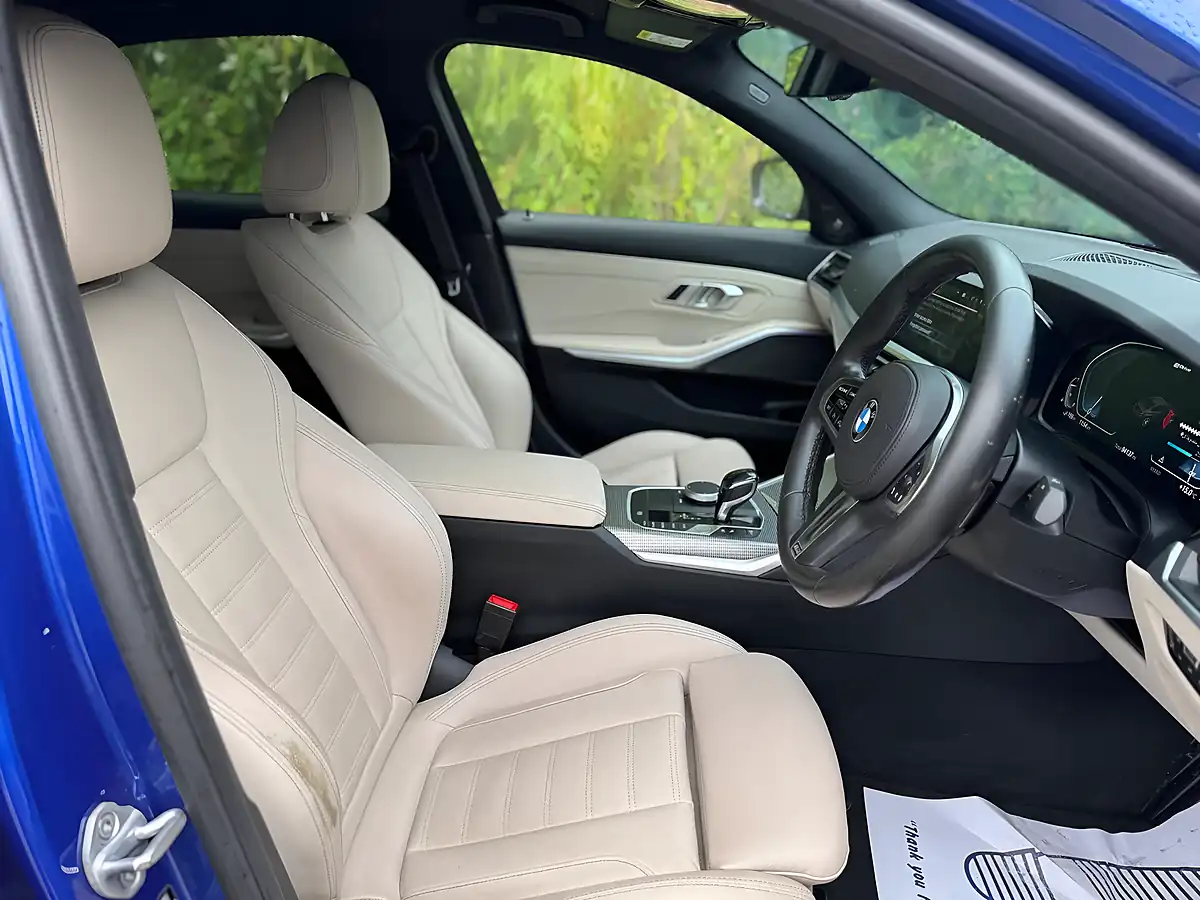 Used 2020 BMW 3 Series M Sport Blue - Interior and Exterior details 10
