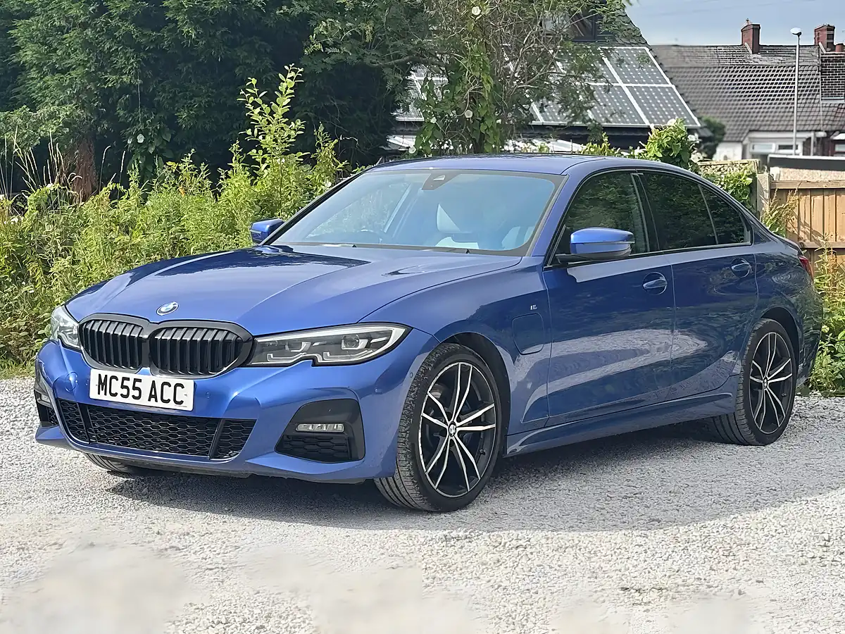 Used 2020 BMW 3 Series M Sport Blue - Interior and Exterior details 6