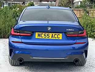 Used 2020 BMW 3 Series M Sport Blue - Interior and Exterior details 8