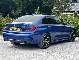 Used 2020 BMW 3 Series M Sport Blue - Interior and Exterior details 9