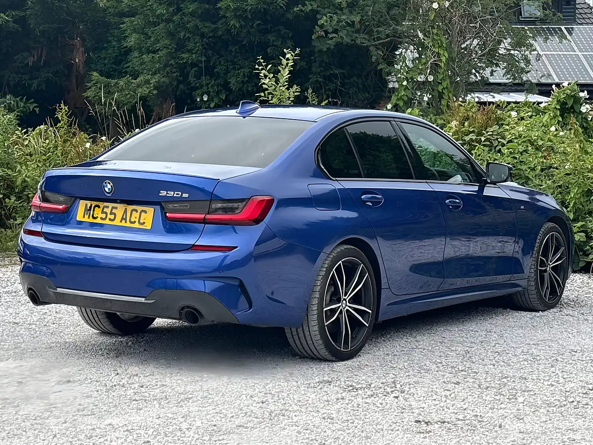 Used 2020 BMW 3 Series M Sport Blue - Interior and Exterior details 9