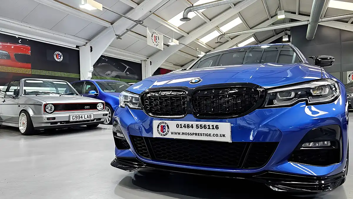 Used 2020 BMW 3 Series M Sport Portimao Blue - Interior and Exterior details 11