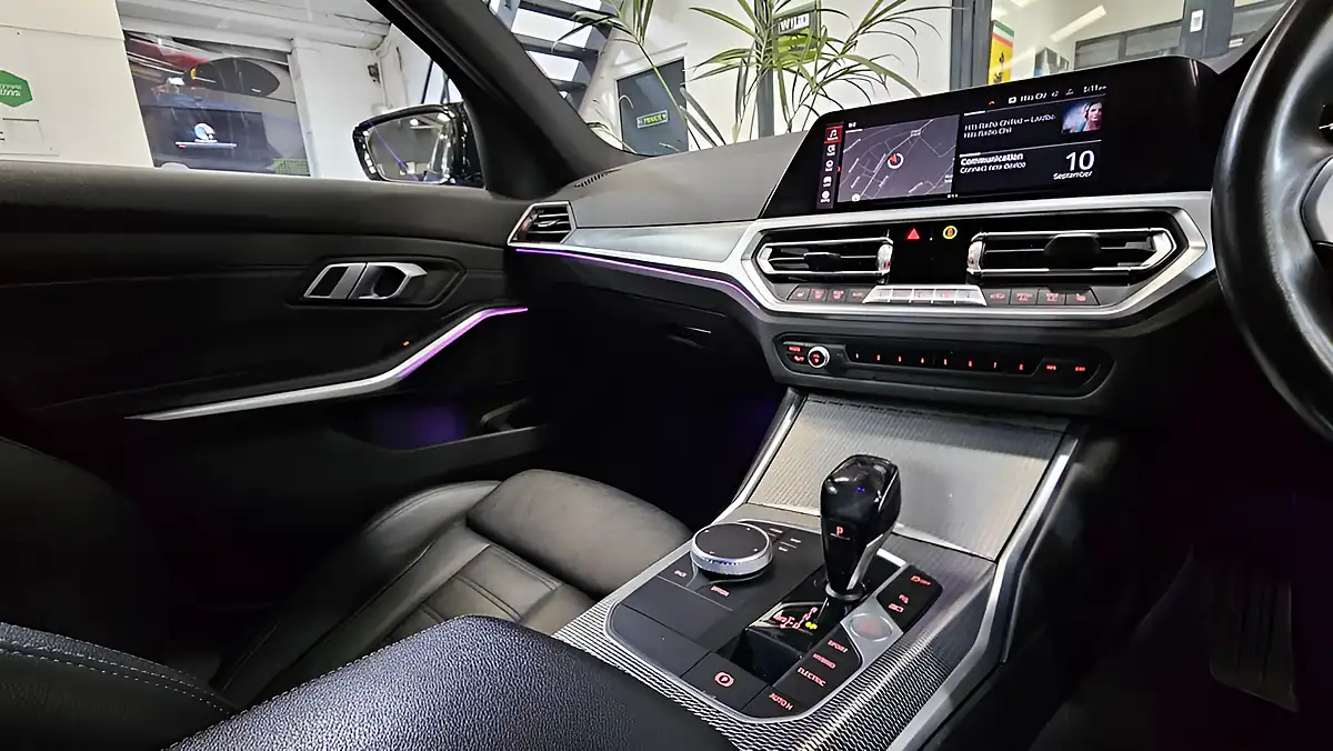 Used 2020 BMW 3 Series M Sport Portimao Blue - Interior and Exterior details 14