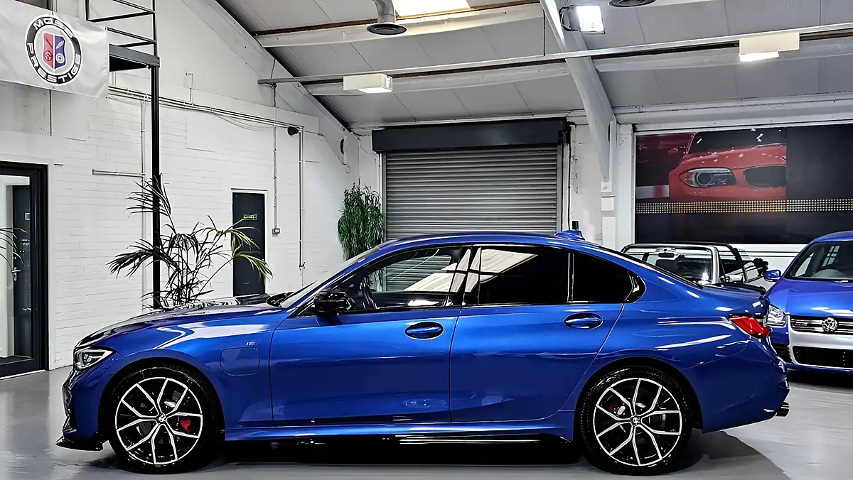 Used 2020 BMW 3 Series M Sport Portimao Blue - Interior and Exterior details 6