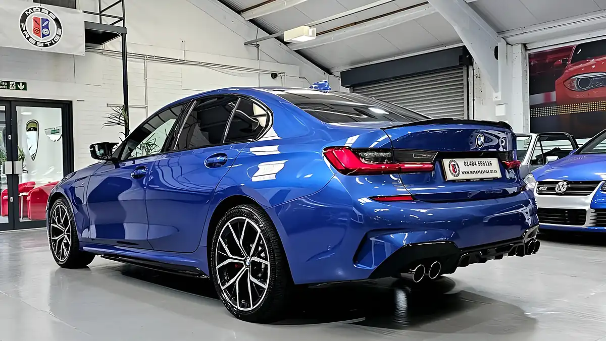Used 2020 BMW 3 Series M Sport Portimao Blue - Interior and Exterior details 9