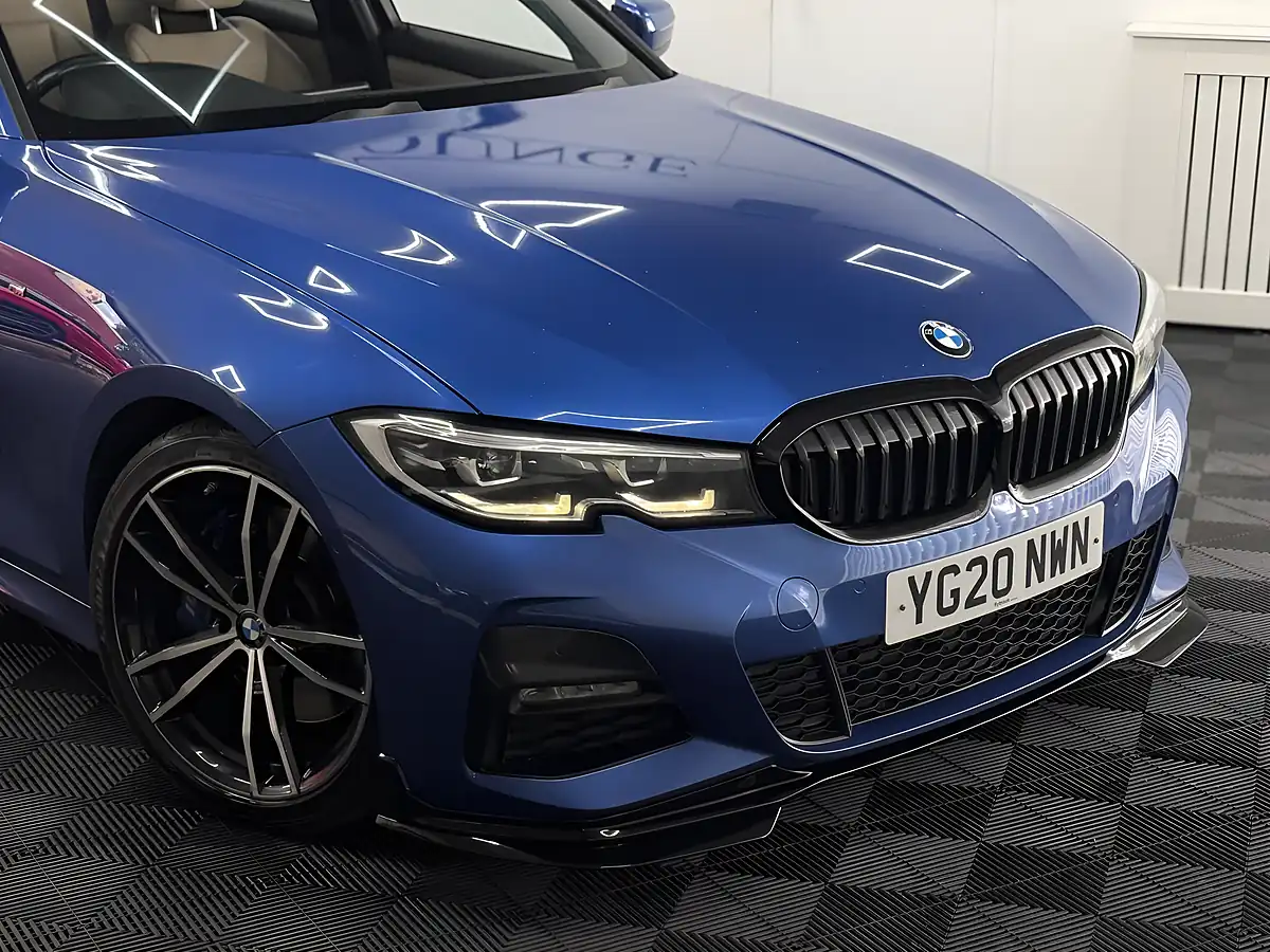 Used 2020 BMW 3 Series M Sport Portimao Blue - Interior and Exterior details 8