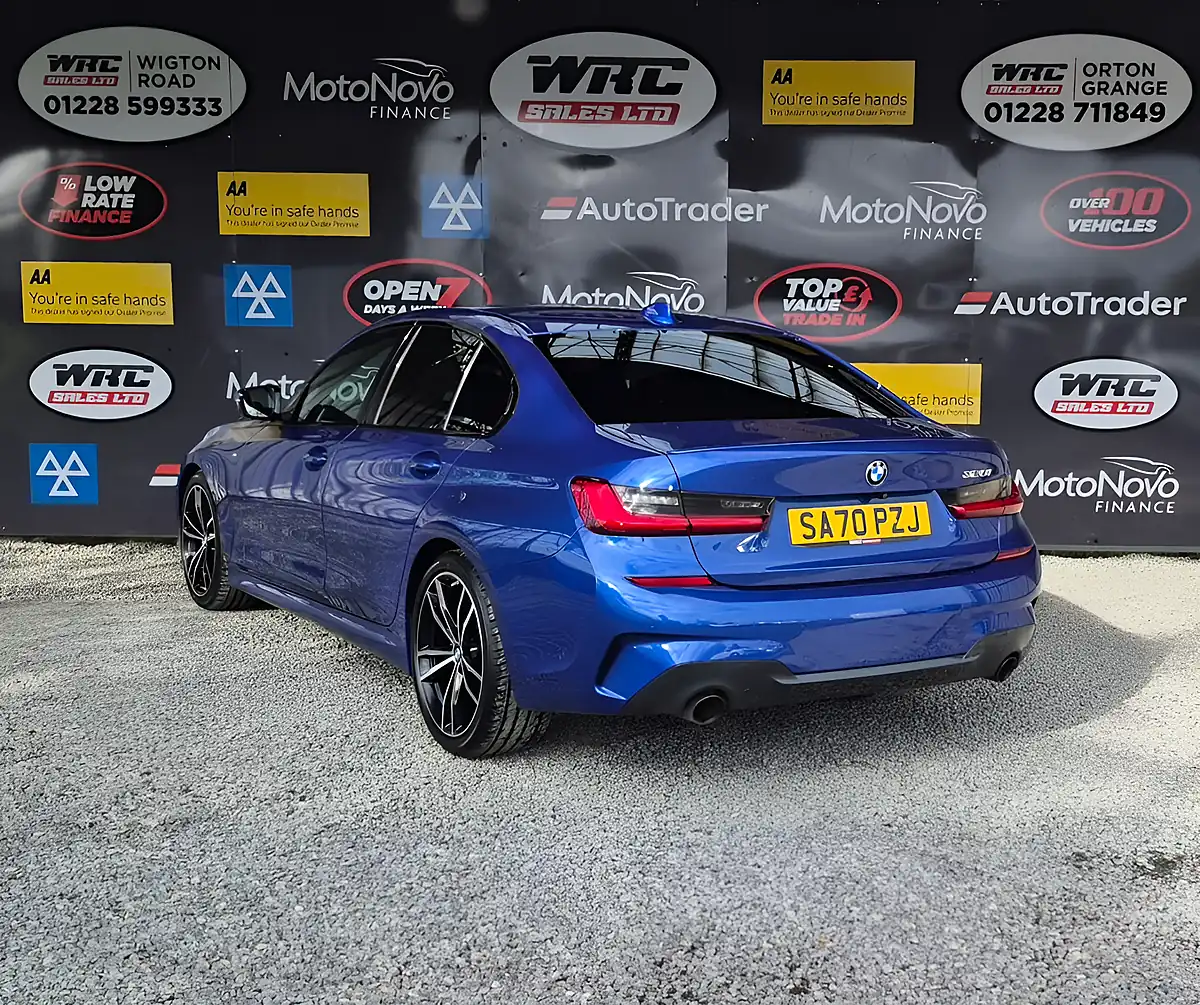 Used 2020 BMW 3 Series M Sport Portimao Blue - Interior and Exterior details 3