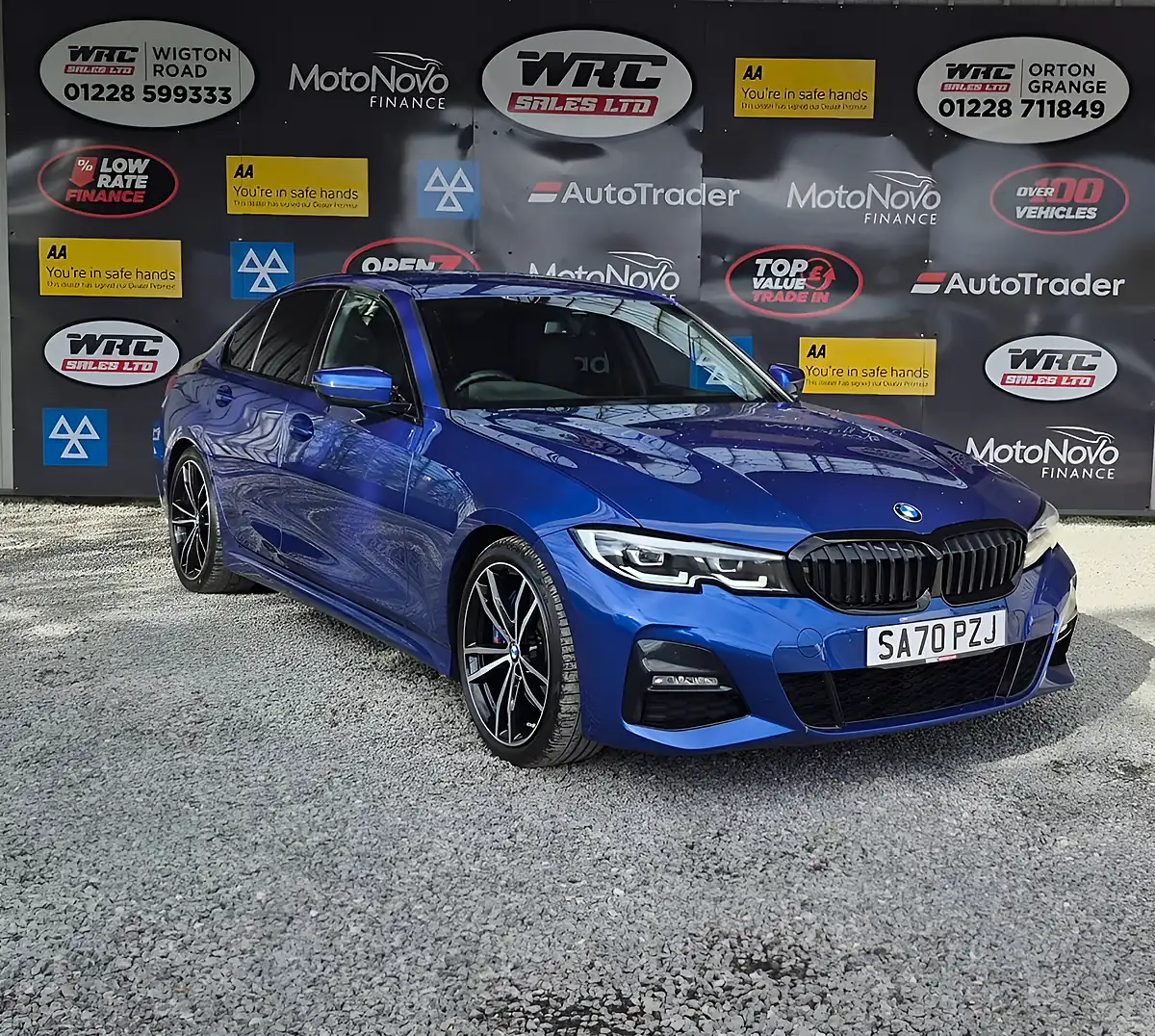 Used 2020 BMW 3 Series M Sport Portimao Blue - Interior and Exterior details 4