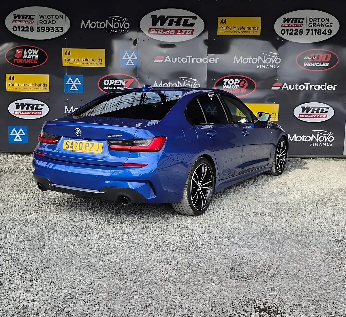 Used 2020 BMW 3 Series M Sport Portimao Blue - Interior and Exterior details 6