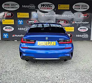 Used 2020 BMW 3 Series M Sport Portimao Blue - Interior and Exterior details 7