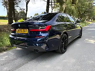 Used 2020 BMW 3 Series M Sport Pro Edition Blue - Interior and Exterior details 7