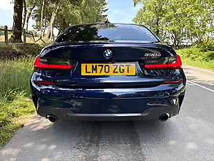 Used 2020 BMW 3 Series M Sport Pro Edition Blue - Interior and Exterior details 8