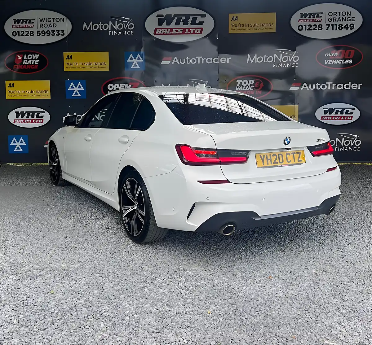 Used 2020 BMW 3 Series M Sport White - Interior and Exterior details 3