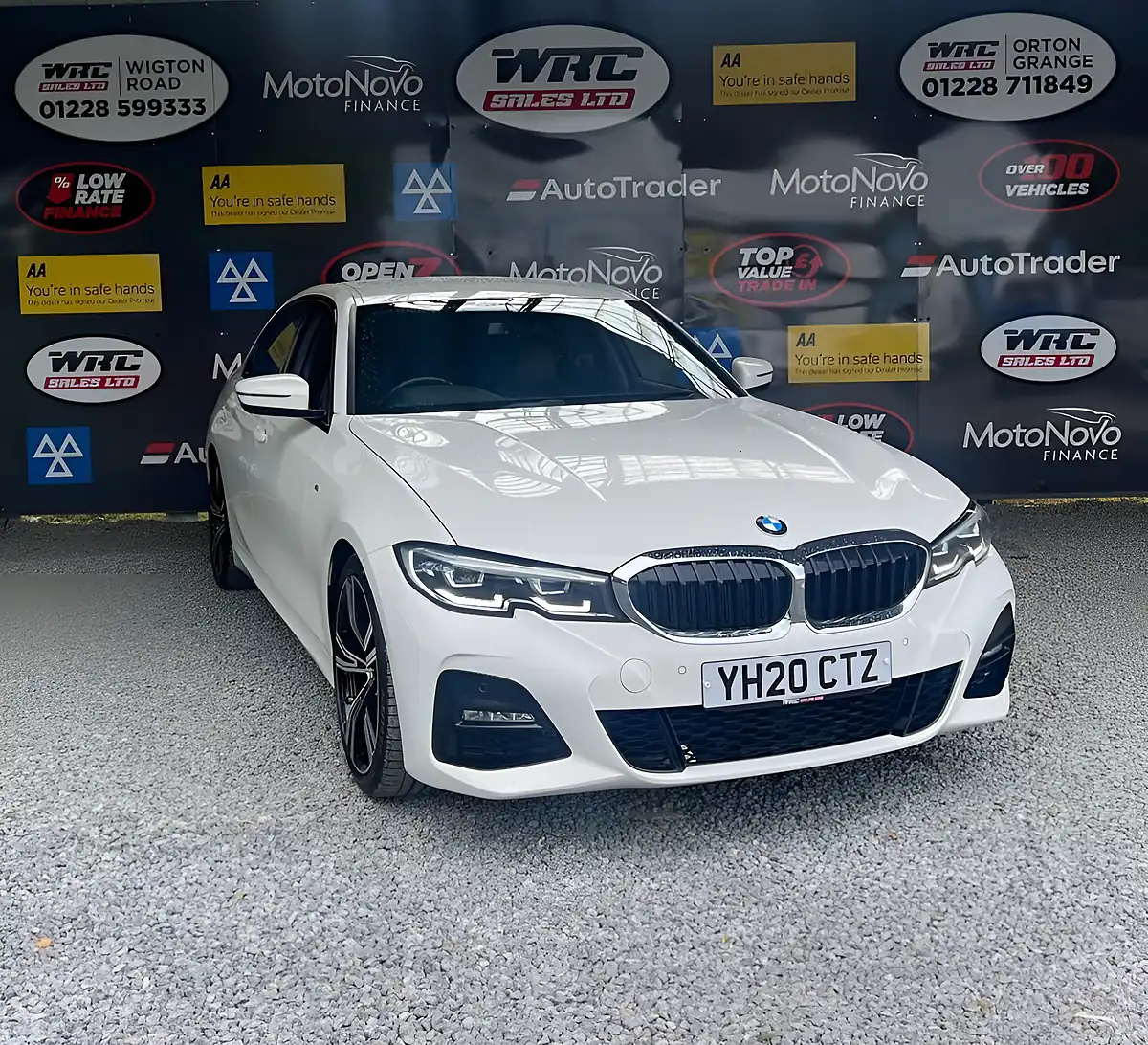 Used 2020 BMW 3 Series M Sport White - Interior and Exterior details 4